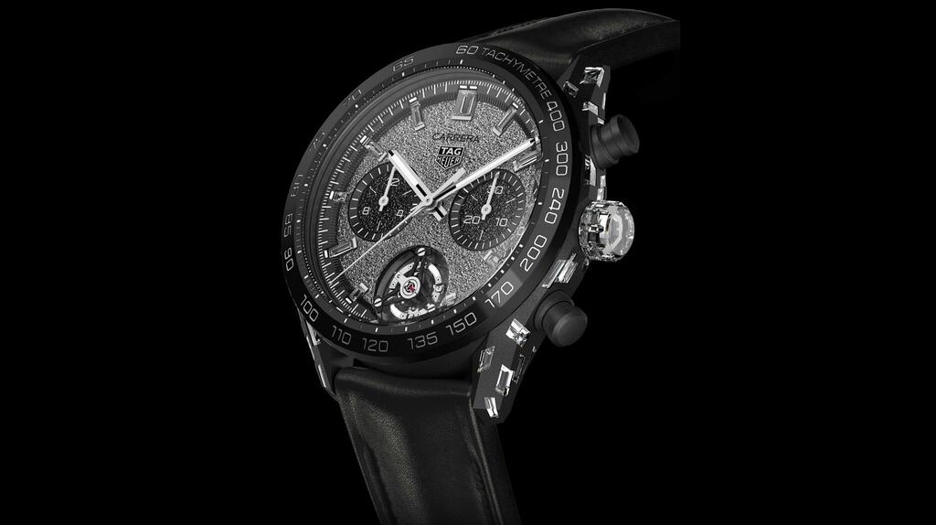 The one-of-a-kind “Carrera Plasma,” the 44 mm watch set with lab-grown diamonds TAG Heuer introduced at Watches & Wonders Geneva earlier this year. Lusix supplied some of the diamonds to the LVMH-owned brand. 20220622_TAG Heuer lab-grown diamond watch.jpg